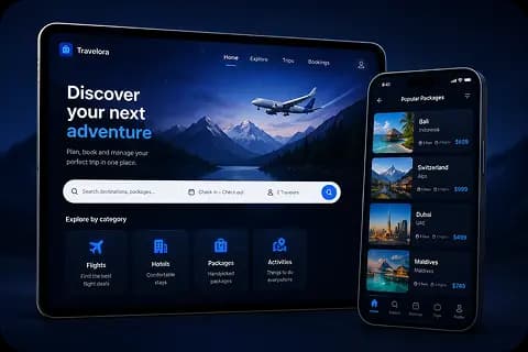 Consumer travel planning app