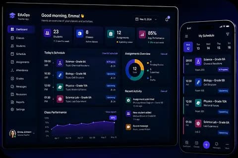 EdTech teacher operations app