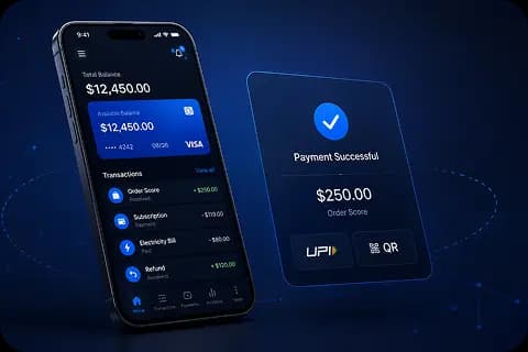 Fintech merchant payments app