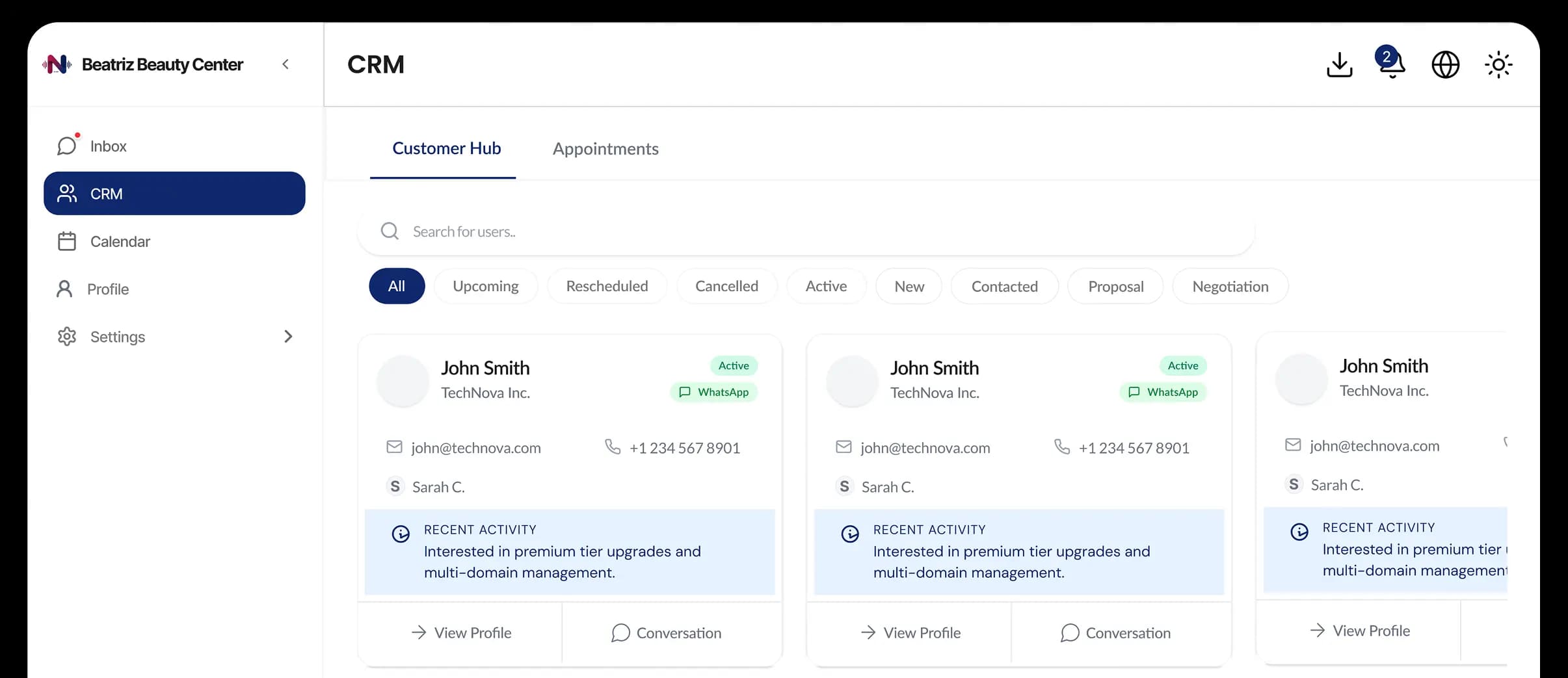 Real-time chat monitoring dashboard